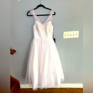 IEENA for Mac Duggal ballerina light pink tulle dress size 2